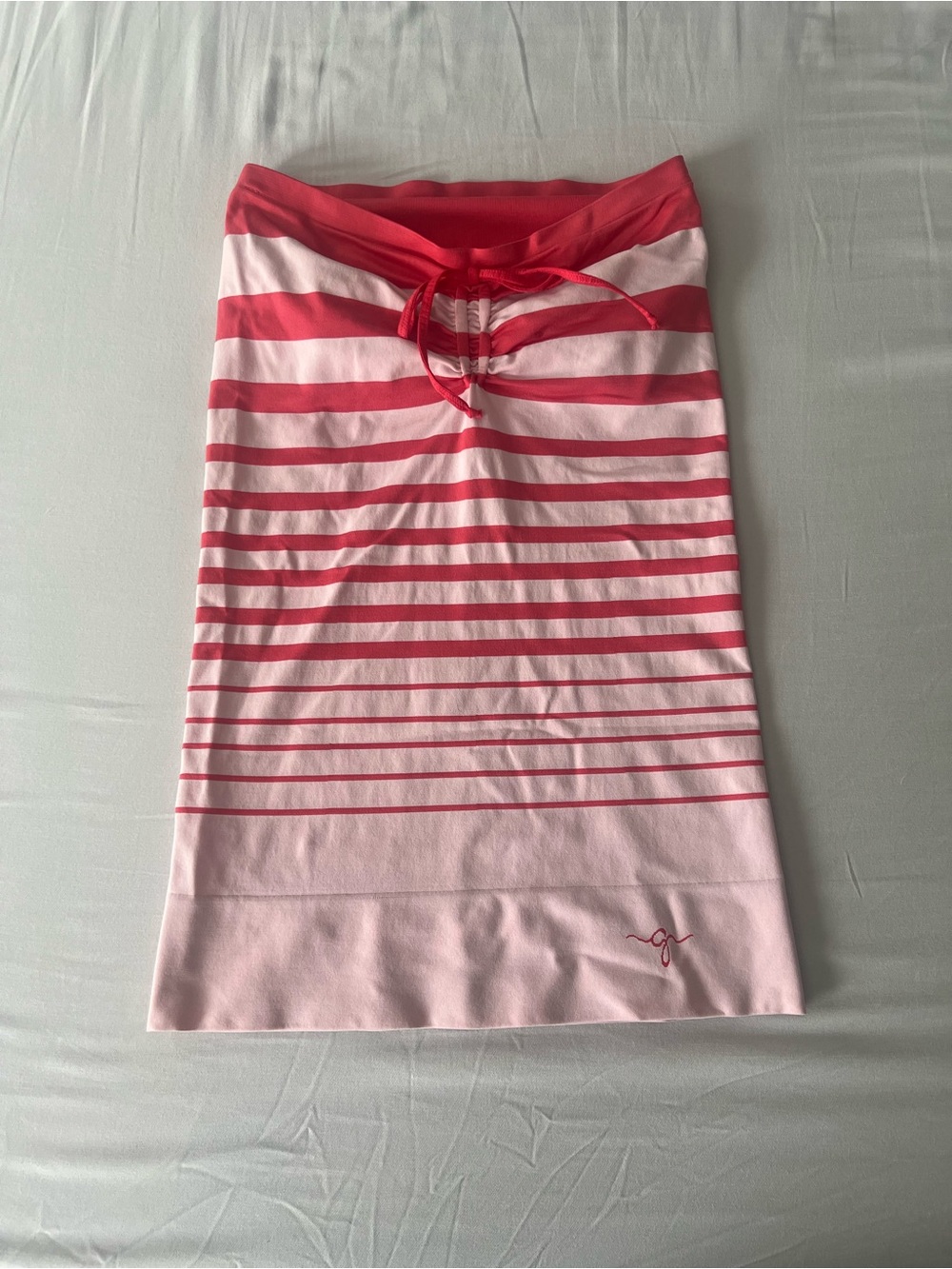 Guess Women's Pink Striped Tube Top